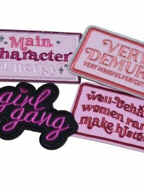 Patches Set Of 4 (Iron-on)